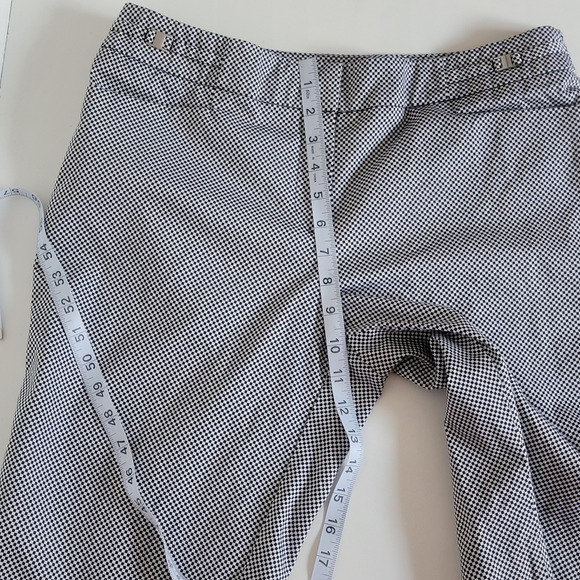 Black & White Checkered Bermuda Shorts Sz 10 - Picture 5 of 8